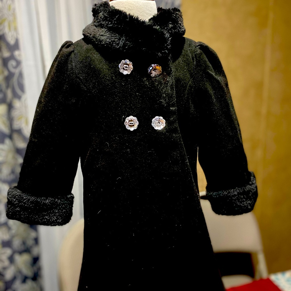 Black peacoat